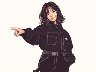 鉴黄师app专题角色头像，精灵少女莉芙